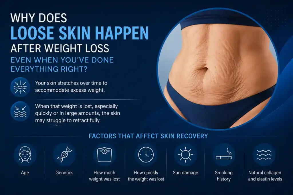 Why Does Loose Skin Happen After Weight Loss Even When You’ve Done Everything Right Corby?