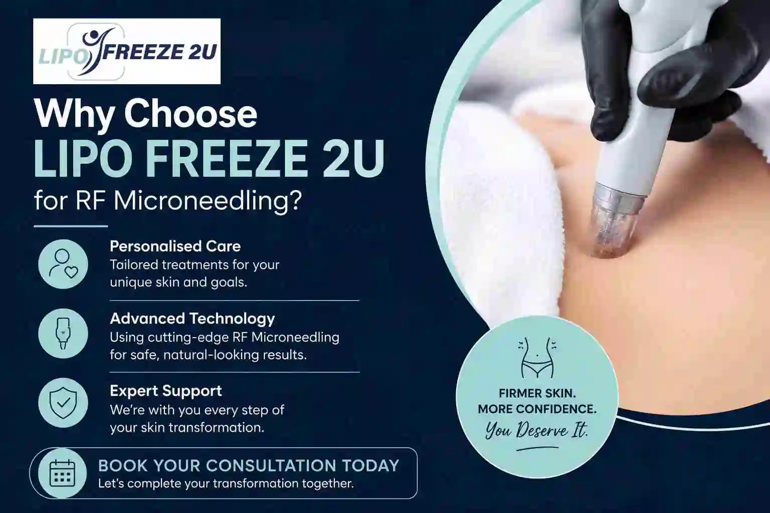 Why Choose LIPO FREEZE 2U for RF Microneedling Corby?